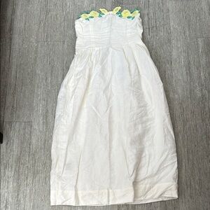 Fanm Mon Floral Embroidered Dress